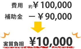 実質負担¥10,000
